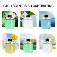 NURFIODUR Diffuseur d'ambiance miniature en promotion pour hôtel et maison, diffuseur d'huiles essentielles rechargeable mural parfumé