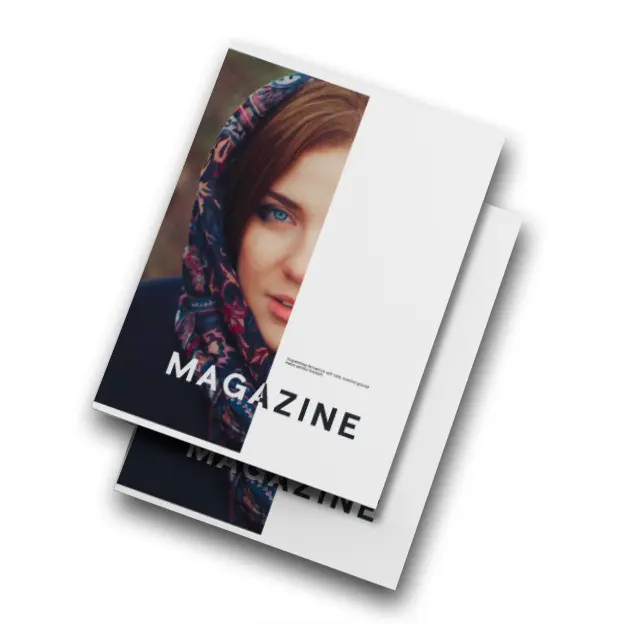 Einzigartiges Design Hot Sale Günstige Buchdruck Werbung Magazin Booklet Custom