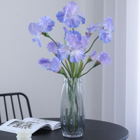 Fabricant de fleurs d'iris, vente en gros de fleurs d'iris artificielles de haute qualité, échantillon gratuit, décoration de mariage, aménagement paysager, jardin, iris