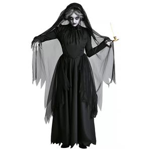 Nuevo Disfraz de Halloween 2026: Novia Fantasma, Bruja, Vampiro - Traje de Cosplay para Adultos, Ideal para Juegos, Actuaciones en Escenario, Fiestas y Juegos de Rol de Terror - Product Image 3