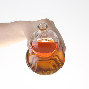 Unique Design Gourd Shape 250ml Glass Beverage Bottle for Juice <strong>apple</strong> Vinegar with Cord - Product Image 4