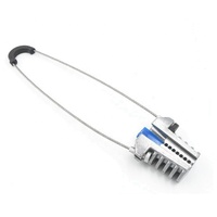 AC-O-07-500 Penjepit Pengurang Beban Kabel Gantung dari Paduan Aluminium, Konektor Tap Kabel Optik, Daya Jaringan