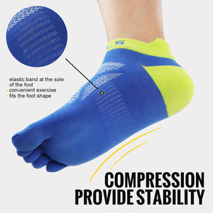 WRELS Wholesale Coolmax Compression Five Toe <strong>Socks</strong> Unisex Workout <strong>Training</strong> <strong>Sock</strong> Outdoor Running Elastic Low Tube Five Toe <strong>Socks</strong> - Product Image 3