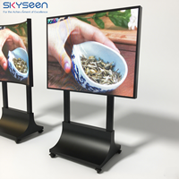 SKYSEEN Rouleaux mobiles ODMOEM personnalisables Affichage LED numérique électronique pour l'enseignement de bureau et la lecture vidéo commerciale MOQ1