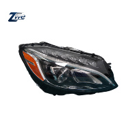 Faro LED W205 con Especificaciones Estadounidenses para Mercedes-Benz Clase C 2015-2018, Proyector DRL en Forma de V, Lámpara Delantera OE 2059061561 2059061661