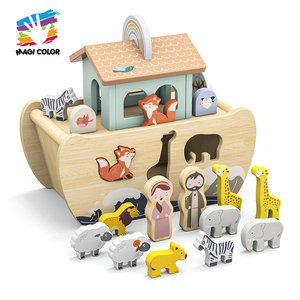 Gioco Educativo in Legno Montessori Arca di Noè Magicolor - Gioco di Abbinamento Forme Animali con Vernice Ecologica per Bambini 3-10 Anni - Product Image 2