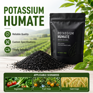 Humato de Potasio de Grado Premium CAS 68585-34-2 100% Soluble en Agua Nutrición Orgánica para Plantas Fórmula Personalizada Venta al por Mayor de Fábrica - Product Image 6