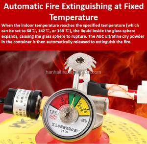 เครื่องดับเพลิงชนิดผงเคมีแห้ง WK Steel ปรับขนาดได้ สำหรับดับเพลิงสารเคมีอันตราย แบบแขวนอัตโนมัติ - Product Image 5