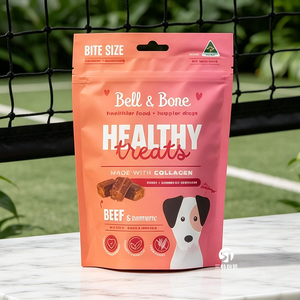 Stand Up Pet Snack Packaging Bag with <b>Window</b> Custom Logo Resealable Zipper Digital Print Factory - Product Image 3