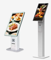 Kiosque de commande automatique, terminal de paiement en libre-service avec caméra NFC, lecteur de code-barres, imprimante thermique pour restaurant