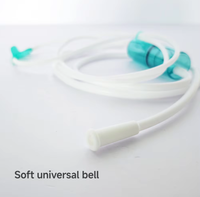 Bouteilles d'hydrogène en silicone souple de qualité alimentaire 100% (1,5 m), inhalateurs d'hydrogène, tubes nasaux pour la respiration