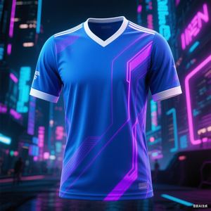 Grosir Pabrik Kustom semua musim Thailand versi Retro Aljazair kaus sepak bola 100% poliester ringan cepat kering - Product Image 1