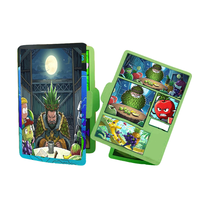 Emballage de bonbons personnalisé sacs de bande dessinée Mylar 120 micron holographique résistant aux enfants Ziplock sac en aluminium avec mon logo et boîte