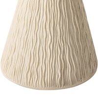 Table basse d'appoint sur piétement texturé en écorce d'arbre MgO, pour intérieur et extérieur, patio, jardin, mobilier de salon moderne et minimaliste