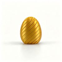 Corporate Gift Idea 3D Printed Spiral Fidget Egg Biodegradable PLA Material 13.8cm Height Unique Gift Idea Gift Decoration