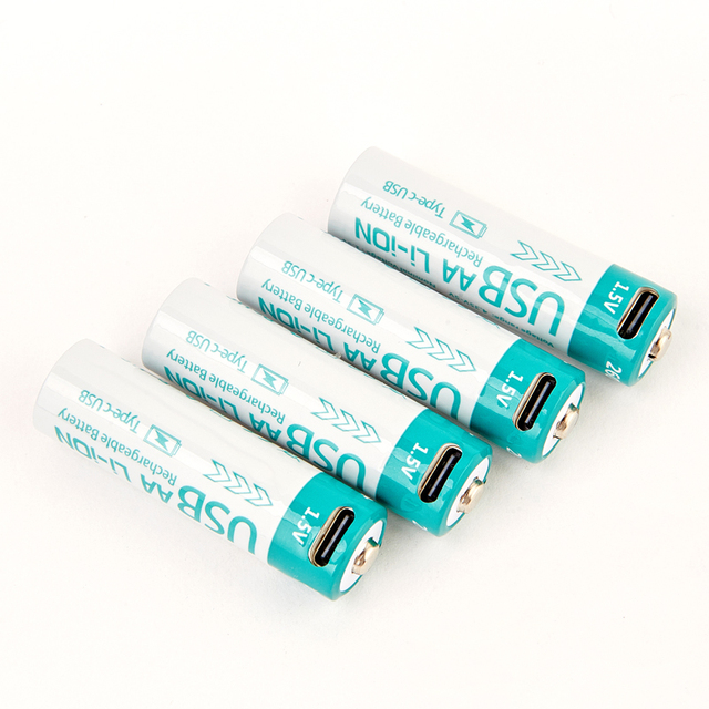 Hot Sale & High Quality 1.5V AA USB Rechargeable Li-ion Battery for Multimeter