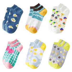 High Quality Manufacturer Custom Logo Ankle Socks Colorful Fashionable Sox Short Ankle Socks Dress Cotton Men Socks