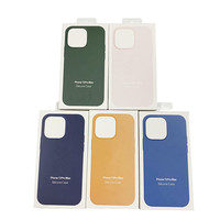 Original avec logo étuis de téléphone portable en silicone liquide étui magnétique Pop Up Animation pour iPhone 16 16pro 16pro max 15 14 13 12