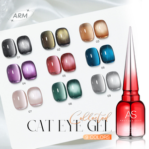 Vernis à ongles magnétique en <span class=keywords><strong>gel</strong></span> œil de chat <span class=keywords><strong>noir</strong></span> 15 ml, style punk, art des ongles, manucure, vernis semi-permanent pour les ongles d'hiver - Product Image 4