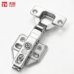 TIANYI Bisagra Hidráulica de Acero Inoxidable con Cierre Suave para Gabinetes, Venta al por Mayor, 105 °   Bisagra de puerta de madera de instalación rápida con superposición completa o parcial - Product Image 1