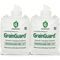 Sac de stockage hermétique en polyéthylène FIBC pour évacuation des eaux pluviales, résistant à l'humidité et aux gaz, solution sans produits chimiques pour le stockage des cultures organiques