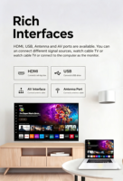 Téléviseur LED intelligent Full HD 55 pouces, Android, 60 Hz, écran IPS, connexion Wi-Fi, norme de réception PAL, paiement par carte de crédit accepté