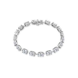 Pulseras de Cadena y Eslabones Geométricos de Diseño Exclusivo para Fiestas, con Moissanita y Diamantes, Estilo Hiphop, Venta al por Mayor - Product Image 1