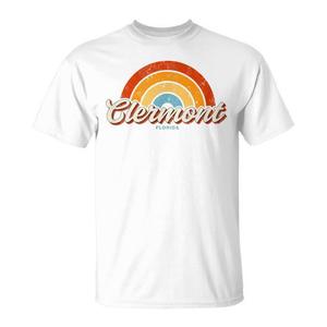 Camiseta Clermont Florida Vintage Rainbow Retro de los años 70 - Product Image 1