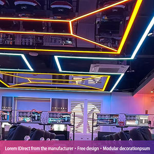 Lámpara LED Moderna de Hierro Hueco, Estilo Rústico, para Oficina, Cuidado de la Vista, Versátil, para Techo/Pared, Hogar, Oficina, Gimnasios - Product Image 6