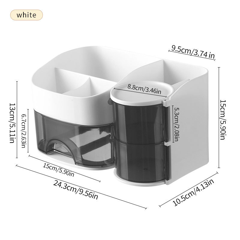 Boîte de rangement blanche [en boîte]