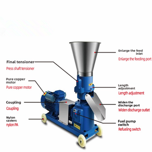 เครื่องอัดเม็ดอาหารสัตว์อัตโนมัติเต็มรูปแบบสำหรับไก่ เป็ด ปลา ขนาด 200 กก. เครื่องทำเม็ดกระดาษ - Product Image 5