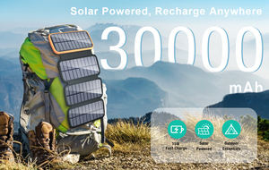 Usine directement fabricant prix personnalisé haute capacité étanche <span class=keywords><strong>chargeur</strong></span> <span class=keywords><strong>solaire</strong></span> de banque d'alimentation avec 4 panneaux solaires - Product Image 3