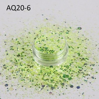 Gros Holographique Paillettes Miroir Coloré Nail art Big Mix Petites paillettes colle à main remplissage paillettes ongles fard à paupières