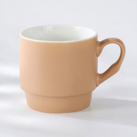 Tasse à café en céramique mate vert matcha avec logo personnalisé, fabriquée en Chine, 12 oz, pour café filtre