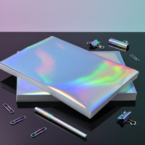 A4 Customized Printing Hologram Waterproof Polyester Adhesive <strong>Stickers</strong> with Water Activated Adhesive for Custom Branding - Product Image 1