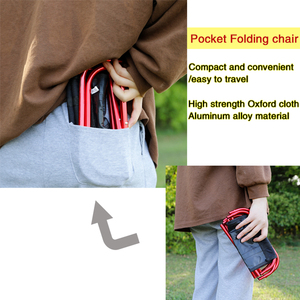 Portable Multifunctional Outdoor Picnic Camping <b>Folding</b> Chair Ultra Light Fishing <b>Stool</b> Travel <b>Stool</b> Fishing Accessories - Product Image 6