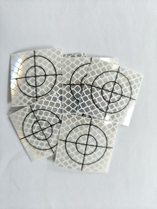 20PC 6cm * 6cm kim cương lớp PMMA vật liệu phản chiếu tấm Retro phản chiếu mục tiêu khảo sát thiết bị cụ bộ phận & phụ kiện - Product Image 2