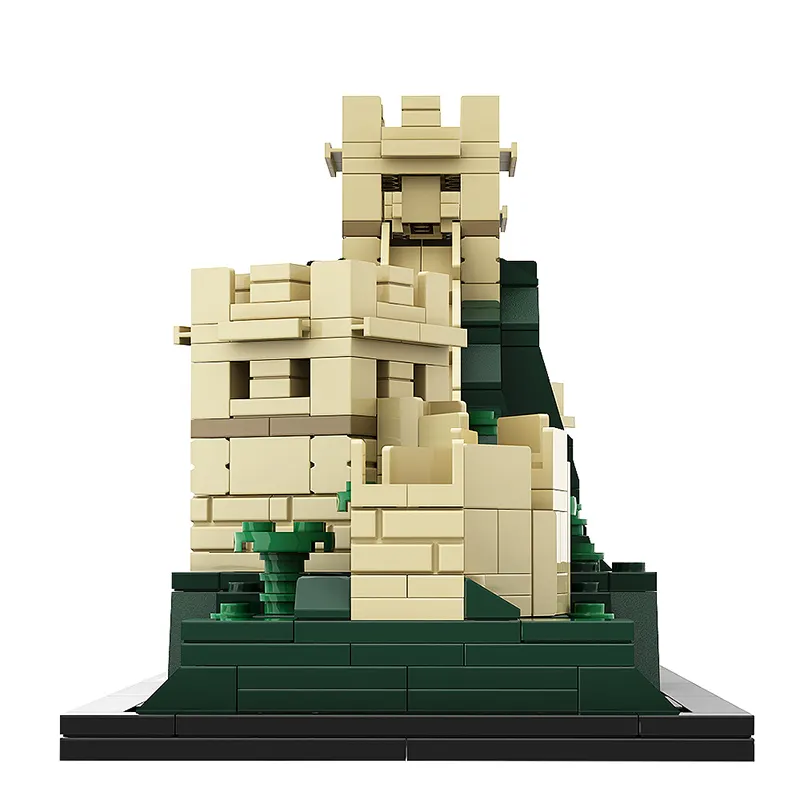 GoldMoc MOC-29645 The Great Wall Of China Extended Children's Educational DIY Famous Buildings Assembly Bricks Toy