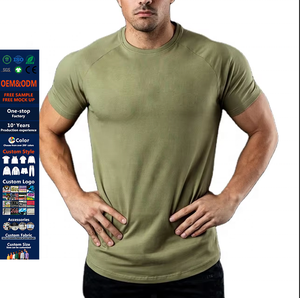 JL0327A, venta al por mayor, camiseta de compresión para correr para hombre, Camiseta ajustada de manga corta para entrenamiento de gimnasio para hombre - Product Image 1