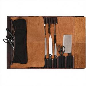 Estuche de Cuero Premium para Cuchillos de Chef, Caja de Almacenamiento para Cuchillos, Organizador Profesional de Utensilios Culinarios, Protección a Prueba de Olores para Viajes - Product Image 1