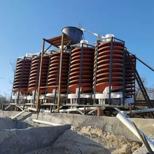 High Efficient Professional Mineral Processing Gold Coal Separator Equipment Spiral Chute