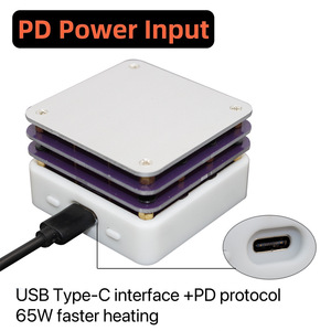 Estación de Calentamiento de Temperatura Constante Mini de 65W con Protocolo PD, Precalentador con Pantalla LED, Estación de Soldadura por Reflujo, Mesa de Calentamiento para Soldar - Product Image 2