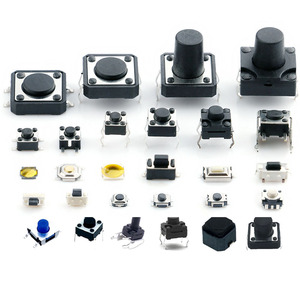 Interruptor Táctil de 4 Pines SMD/2 Pines DIP para Panel PCB, Interruptor de Botón Táctil Momentáneo - Product Image 1