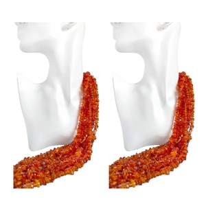 Pietre d'ambra di forma libera ambrate burattate lucidate ambra multicolore per la creazione di gioielli - Product Image 6