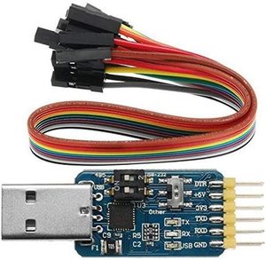 6-en-1 CP2102 <span class=keywords><strong>USB</strong></span> à TTL 485 <span class=keywords><strong>232</strong></span> convertisseur 3.3V / 5V Compatible Six Module série multifonction - Product Image 1