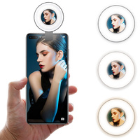 Vloglite – mini miroir de téléphone au design unique breveté, lumière de remplissage d'anneau de selfie avec support pour la photographie de Tiktok vlog 2022