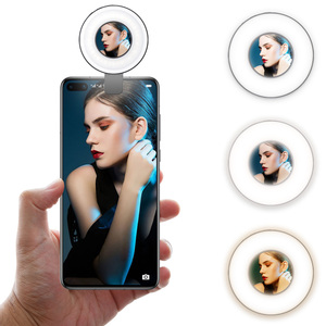 Vloglite – mini miroir de téléphone au design unique breveté, lumière de remplissage d'anneau de selfie avec support pour la photographie de Tiktok vlog <span class=keywords><strong>2022</strong></span> - Product Image 5