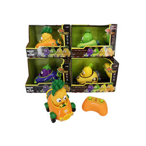 Juguetes ecológicos con control remoto para niños, con diseño de coche de frutas de dibujos animados. - Product Image 1