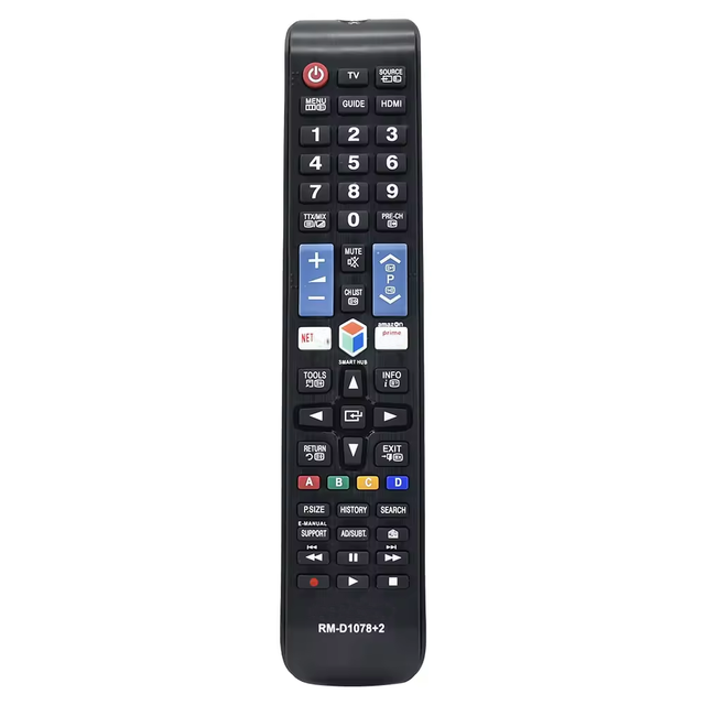 New RM-D1078+2 Replacement Remote Control with 433MHz Fixed Code & Automatic Function for Samsung 3D Smart LCD LED TV