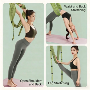 NCL Corde de Yoga Aérien Professionnelle et Robuste, Équipement d'Entraînement de Danse d'Équilibre à une Main, Outil de Soutien Lombaire pour le Fitness - Product Image 5